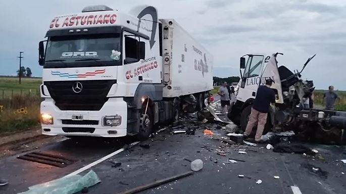 Violento Choque Entre Camiones En La Ruta 51 Canal Verte